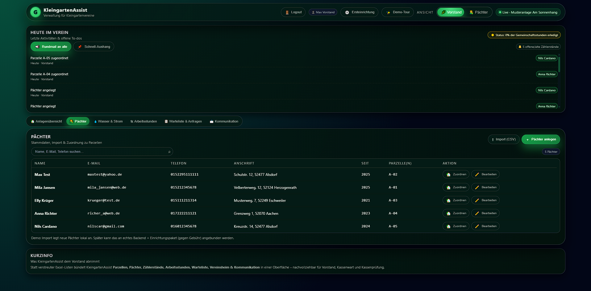 KleingartenAssist Screenshot 2